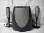 Harman/kardon Model HK695, Computer Subwoofer & Speakers W/user's Guide. Fixed Price $32.00.