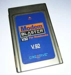Creative Modem Blaster V.92 Pcmcia 56K Card DI5611 With Dongle Cable. Fixed Price $34.00.