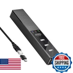 Cykvis 3 In 1 Usb Computer Speaker With Microphone, Laptop Desktop Conference. Fixed Price $46.28.