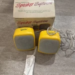 Radioshack Mini Speaker System # 40-1400 Original Box. Fixed Price $19.99.
