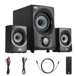 Acoustic Audio Home 2.1 Speaker System With Bluetooth/optical/usb/aux/sd Inputs. Fixed Price $73.88.