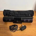 Logitech MM32 Portable Speaker Black With Travel Case & Adapter S-0218A. Fixed Price $31.99.