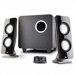 Cyber Acoustics CA-3610 2.1 Multimedia Speaker System With Subwoofer, Perfect.... Fixed Price $80.75.