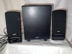 Gigaware 8W 2.1 Multimedia Speaker Set 40-288 Rohs Compliant With Subwoofer. Fixed Price $20.00.