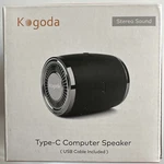 Kogoda Computer Speaker Type-c Usb Cable Included New Sealed Box. Fixed Price $16.95.