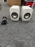 Kef Lsx Ii Lt Wireless Hifi Speakers Pair Stone White Bluetooth Wifi Hdmi. Fixed Price $350.00.