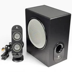 Logitech X-530 Powered Subwoofer & Main Control Speaker Bundle. Fixed Price $59.87.