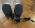 Labtec SPIN-55 Multi-purpose Stereo Speaker Pair Black Tested Sounds Great. Fixed Price $12.14.