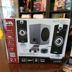 Brand New Cyber Acoustics CA-3080 18W Powered 2.1 Speaker System W/control Pod. Fixed Price $29.00.