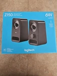 Logitech Z150 Multimedia Speakers Black Stereo Sound 6W Pair New Sealed 3.5MM. Fixed Price $17.95.