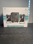 Open Box Logitech IS21 Stereo Speakers And Subwoofer Multimedia Controller. Fixed Price $70.39.