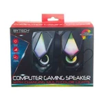 Bytech Computer Gaming Speakers With Changing Rgb Multi-color Led Lights. Fixed Price $9.99.