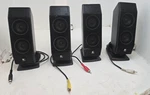 Lot Of Logitech X-450 Computer Speakers. Fixed Price $35.00.