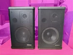 Pair Of Advent Mini Indoor/outdoor 2-WAY Stereo Bookshelf Speaker . Tested/works. Fixed Price $39.99.