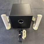 Harman Kardon H/K595 Subwoofer & Satellites (tested Working). Fixed Price $80.00.