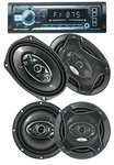 Blaupunkt 1-DIN Car Bluetooth Fm Digital Media Receiver + 6X9" And 6.5" Speakers. Fixed Price $149.99.
