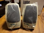 New Labtec Computer Speakers LCS-150 W/ Cables Optional Ac Adapter Not Included. Fixed Price $31.95.