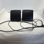 Sony SRS-7 Mini Speaker System Black Pair Wired Tested Works Vintage 1990'S. Fixed Price $14.99.