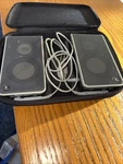 Logitech Pid A737- Computer Multimedia Pc Stereo Speakers W/ Case-great Conditio. Fixed Price $18.99.