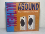 (X2) Vintage Asound AS-898 Magnetically Shielded Computer Speakers. Fixed Price $30.00.