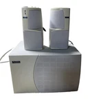 Altec Lansing ACS495 2.1 Desktop Speakers W/ Powered Subwoofer White Tested. Fixed Price $116.00.