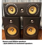 B&w Bowers Wilkins DM602 S3 Black Ash 2-WAY Speakers With Lcr S60. Fixed Price $650.00.