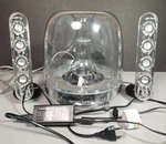 Harman Kardon Soundsticks Wireless Bluetooth Speakers Subwoofer Clear Eu Plug. Fixed Price $200.00.