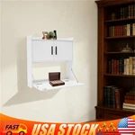 Wall Mounted Desk Cabinet Multifunctional Down Laptop Table Folding. Fixed Price $45.88.