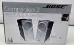 Bose Companion 2 Multimedia Speaker System Computer Surround Sound Gray Sealed. Fixed Price $253.99.