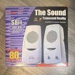 Artec S8II Amplified 2.0 Channel 80W Wired Computer Speakers White. Fixed Price $25.00.