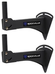 Pair Rockville Adjustable Wall Mount Brackets For Samson XP112A Speakers. Fixed Price $49.95.