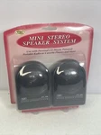 Vintage Tozaj Mini Stereo Speaker System Atc 446 For Cd Player Cassette. Fixed Price $20.00.