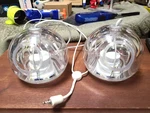 Vintage Apple Pro Globe Speakers Clear Ball Grill M6531 For Power Imac Round. Fixed Price $30.00.