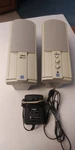 Yamaha Model YST-M40 Multimedia Speakers W/ Cables, Power Supply On. Fixed Price $37.50.