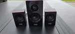 Acoustic Audio AA2103 Home Compact Speaker System Subwoofer Red Exc. Condition. Fixed Price $59.99.