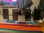 Vintage Philips Mcm 298 / 37 Micro Hi-fi 4-DISC Cd Speaker With Remote Read. Fixed Price $270.00.
