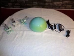 Vintage Jbl Spyro Speakers - Blue/green. Fixed Price $79.87.