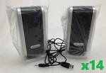 Lot Of 14 New Open Box 2.0 Channel Multi For Computers Gc-mm-speaker. Fixed Price $179.99.