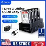 Orico USB3.0 4 Bay Hard Drive Docking Station For 2.5/3.5 Inch Hdd Ssd Off Clone. Fixed Price $52.49.