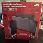 Open Box Cyber Acoustics Amplified Speaker System Piece Subwoofer 2.1 CA-3080. Fixed Price $34.17.