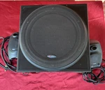 Rare Labtec LCS-2424 Multimedia Stereo Computer Speakers System. Fixed Price $25.00.
