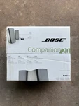 Bose Companion 20 Silver Multimedia Speakers W/ Control Pod & Box Tested. Fixed Price $299.99.