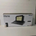 Ihome Bluetooth Audio System & Wireless Keyboard W/ Speakers New In Box IDM5. Fixed Price $34.95.