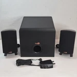 Klipsch Promedia 2.1 Thx Speaker System W/ Subwoofer Control Pod Clean Working. Fixed Price $116.88.