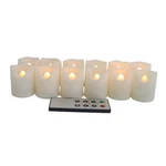 Unilution 87020-12 Ecogecko Indoor Outdoor Flameless Votive Candles With Remo.... Fixed Price $37.39.