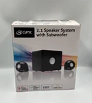 Gpx HT12B 2.1 Channel Home Theater Speaker System Black. Fixed Price $39.95.