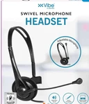 Vibe 3.5MM Plug-in Mono Headset With Swivel Microphone Brand New Sealed. Fixed Price $10.79.