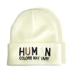 Embroidery Cream Beanie Cap Hat Human Colors May Vary Design Size - Women. Fixed Price $15.00.