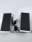 Dynex UC-280 Usb Powered Computer Speakers 2.0 Channel Desktop Black/silver. Fixed Price $8.99.