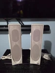 Jbl Pro Computer Speakers Compaq Desktop 3.5MM Audio Tested Working Pair. Fixed Price $29.99.